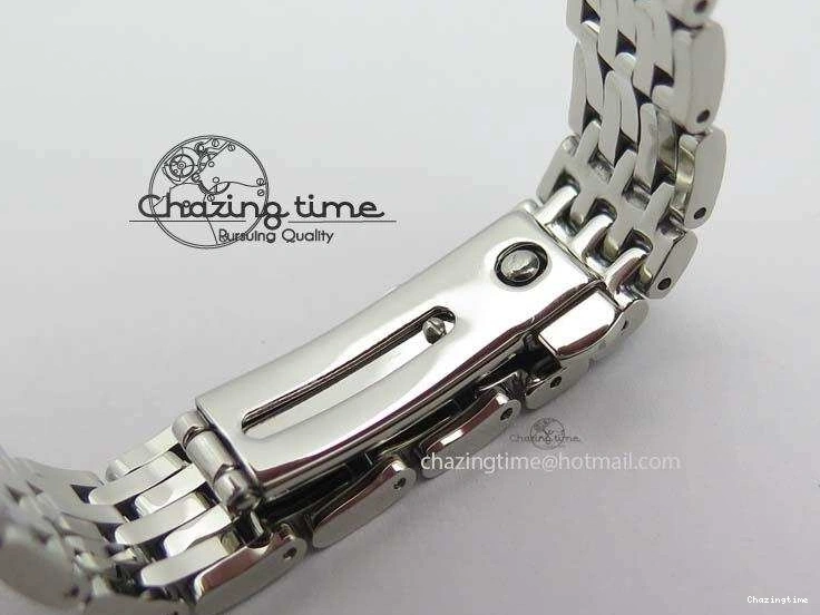 0310 De Ville 27mm Ladies MK 1:1 Best Edition White MOP Diamond Markers On SS Bracelet Ronda Quartz MoistureWicking 8190